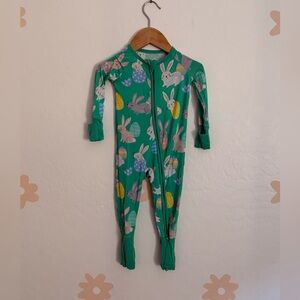 Little Sleepies Bunny Print Zippy